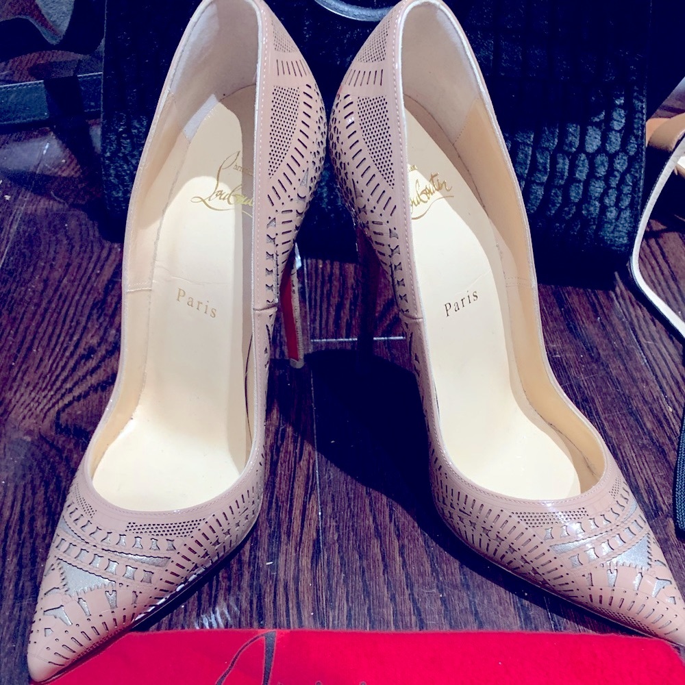 Christian Louboutin Very limited travel laser cut
